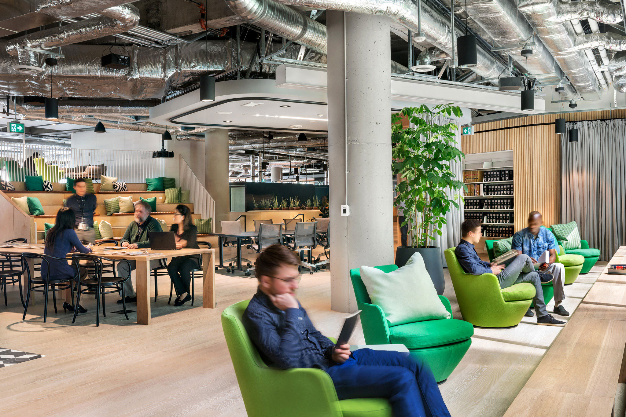 Open Concept Modern Office Interior