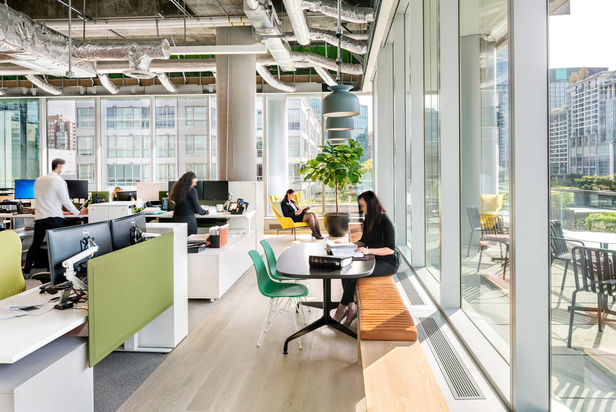 Open Concept Modern Office Interior